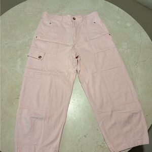 Anthropologie Blush Pink Trousers